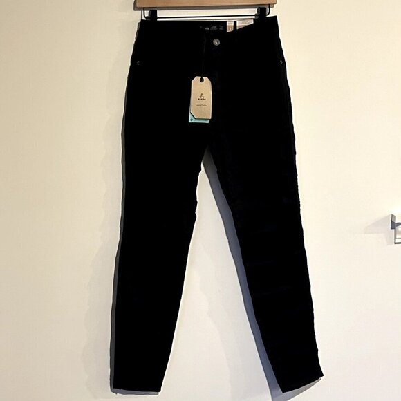 NWT Prana Women's Oday Skinny Jeans in Black Out - Size 4 - Picture 2 of 13